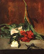 Edouard Manet Peony Stem and Shears painting